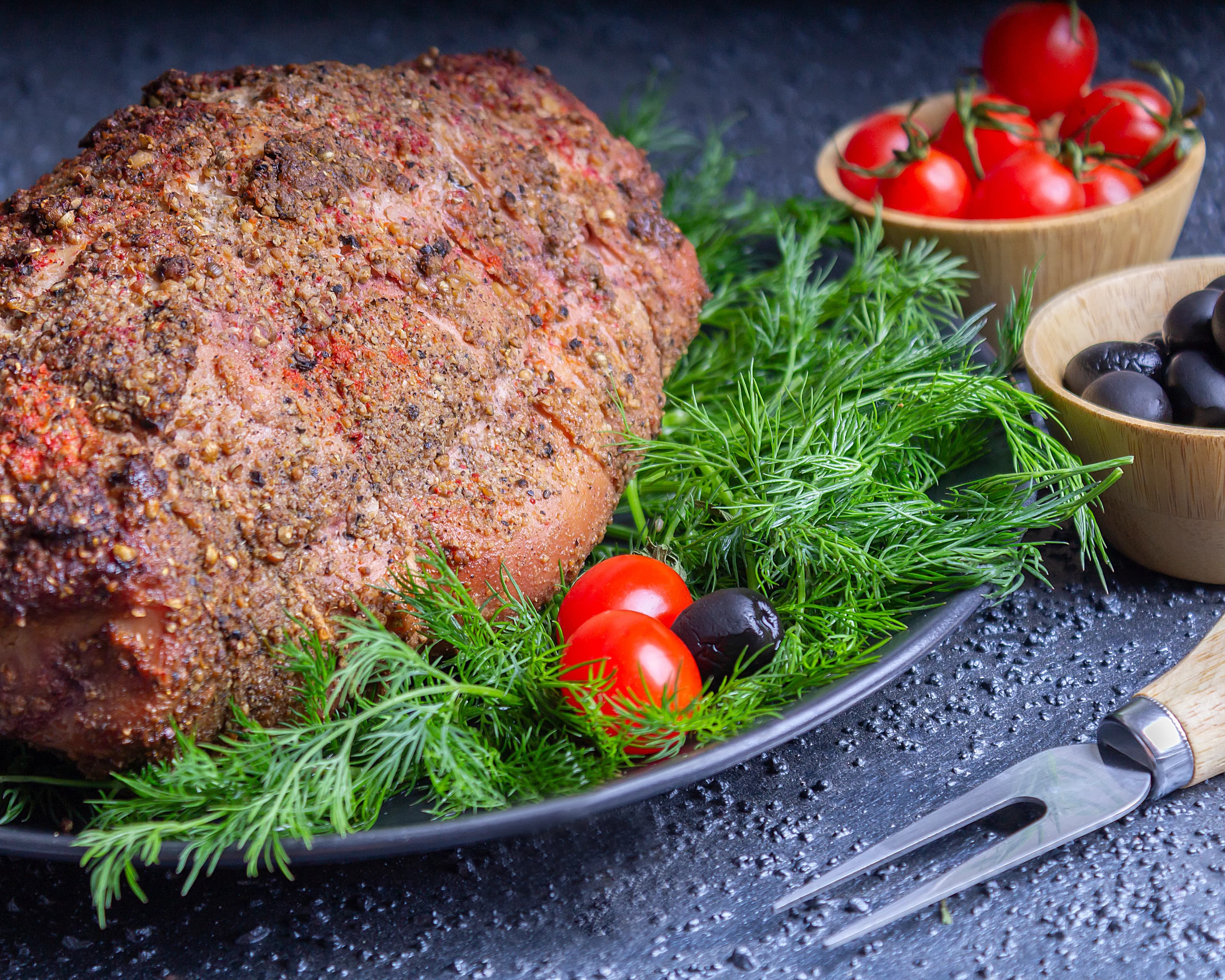 Cooked ham
